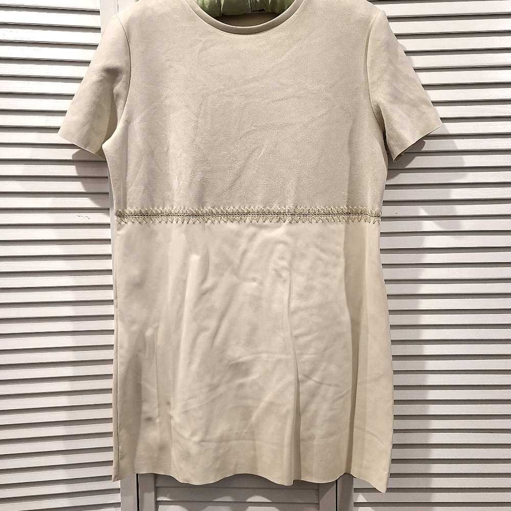 Zara Faux Suede Dress, Large
